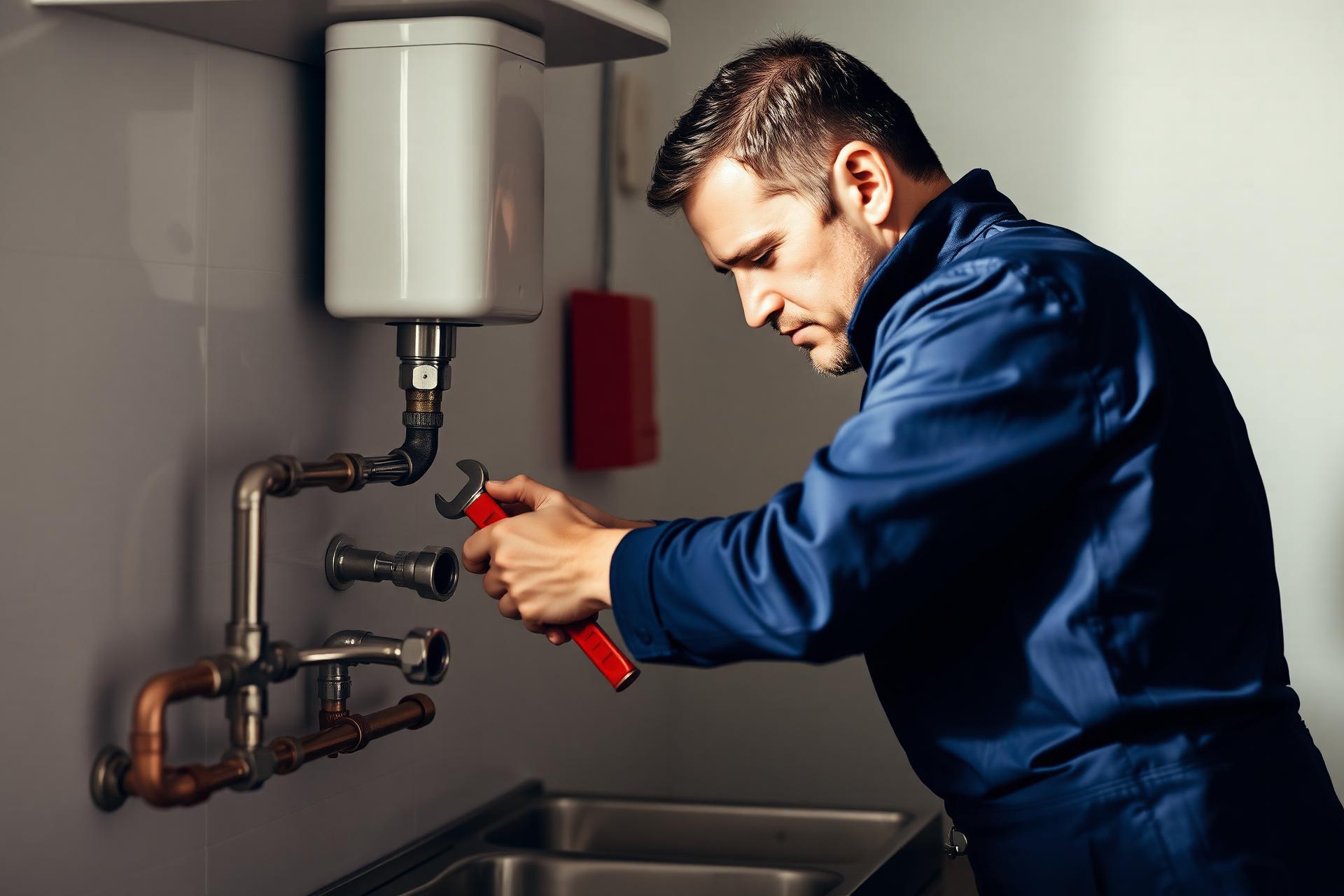 Bremner's plumber repairing copper pipes in a Halifax home